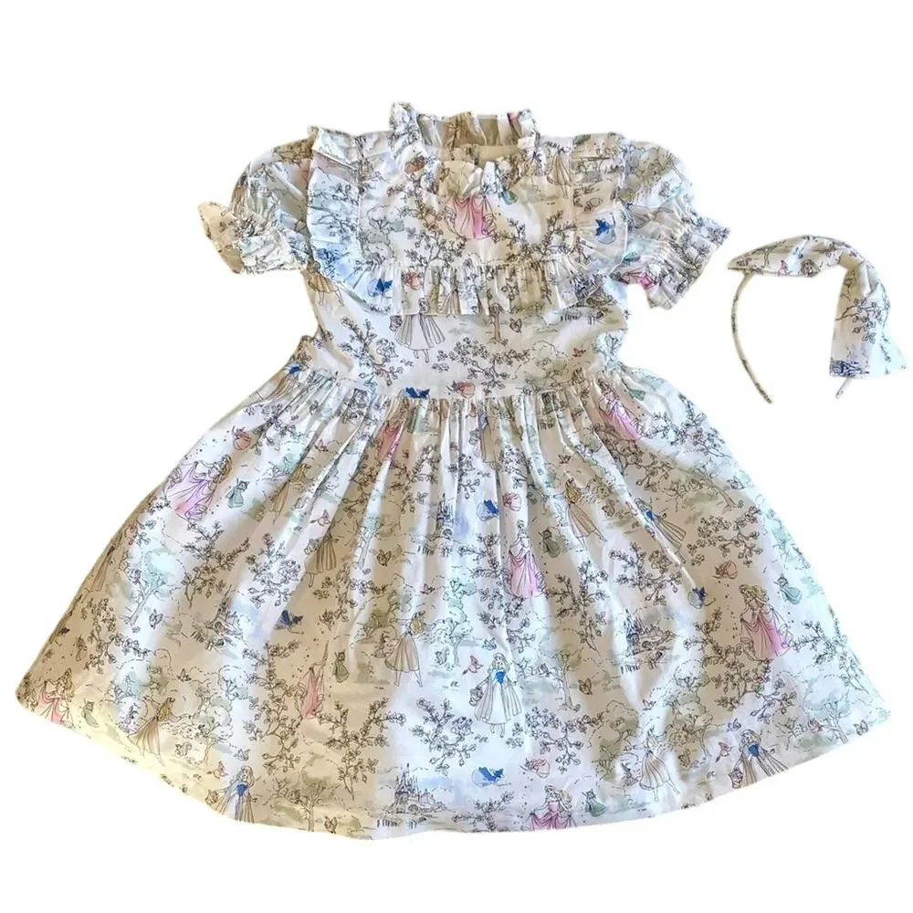 Janie and Jack X Disney Sleeping Beauty dress and headband